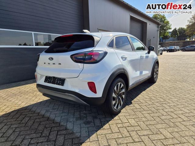 Ford Puma Titanium 1.0 Hybrid 125PS Autom. abnehm. AHK ACC 4xKamera Klimaautomatik Sitzheizung Lenkradheizung Frontscheibe beheizb. LED-Scheinwerfer SYNC4 Bluetooth Apple CarPlay Android Auto PDC v+h 