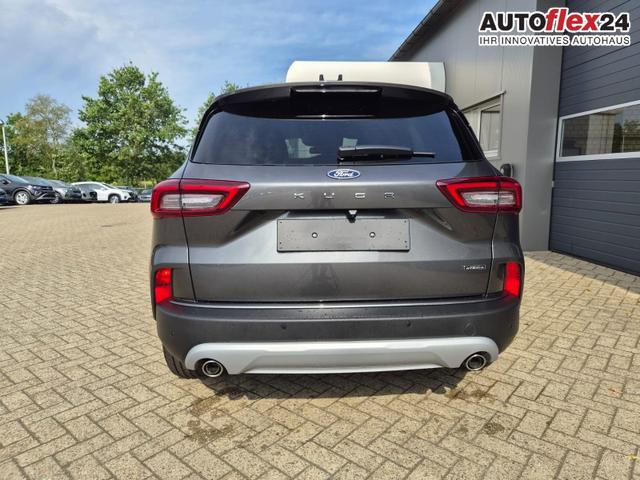 Ford Kuga Titanium 243PS PHEV Automatik schwenkb. AHK Sitzheizung v+h Lenkradheizung Frontscheibe beheizb. Klimaautomatik Navi SYNC4 Apple CarPlay Android Auto Touchscreen PDC 4xKamera 2xKeyless 17"LM vollelektr. Reichweite 66KM 
