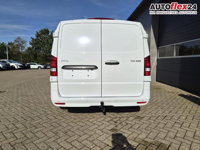 Mercedes-Benz Vito 114 PRO L2 2.0 CDI 136PS Automatik 2,8t 2-Sitzer Chrompaket innen AHK Klimaautomatik Bluetooth DAB Apple CarPlay Android Auto PDC v+h R&uuml;ckf.Kamera Tempomat Ganzj.Reifen 