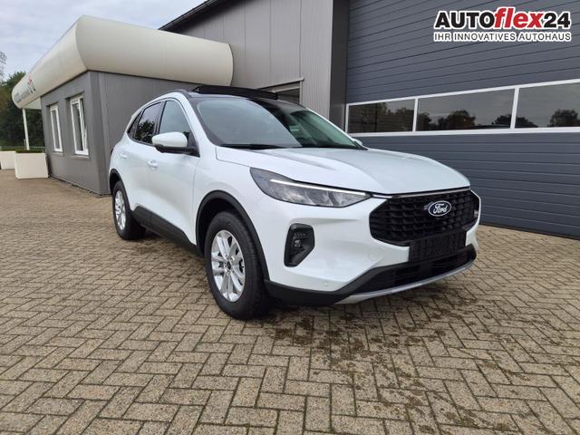 Ford Kuga Titanium 243PS PHEV Automatik schwenkb. AHK elektr. PanoDach Sitzheizung v+h Lenkradheizung Frontscheibe beheizb. Klimaautomatik Navi SYNC4 Apple CarPlay Android Auto Touchscreen PDC 4xKamera 2xKeyless 17"LM vollelektr. Reichweite 66KM 