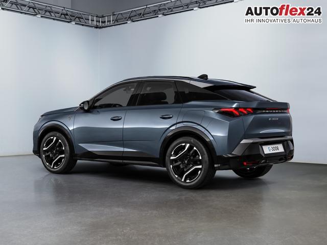 Vorlauffahrzeuge Peugeot e-3008 - GT 210PS/157 kW 73kWh 2026  519km WLTP   AHK 21" i-Cockpit 19" ALU 3D-Navi W&auml;rmepumpe Adaptiver Tempomat Apple CarPlay SHZ Lenkradheizung FULL-LED Pixel 180&deg; Kamera Keyless Elektr. Heckklappe Get&ouml;nte Scheiben