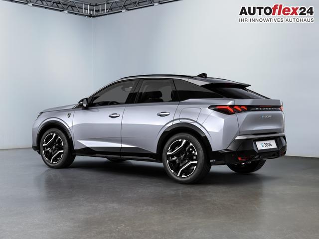 Vorlauffahrzeuge Peugeot e-3008 - GT 210PS/157 kW 73kWh 2026  519km WLTP   AHK 21" i-Cockpit 19" ALU 3D-Navi W&auml;rmepumpe Adaptiver Tempomat Apple CarPlay SHZ Lenkradheizung FULL-LED Pixel 180&deg; Kamera Keyless Elektr. Heckklappe Get&ouml;nte Scheiben