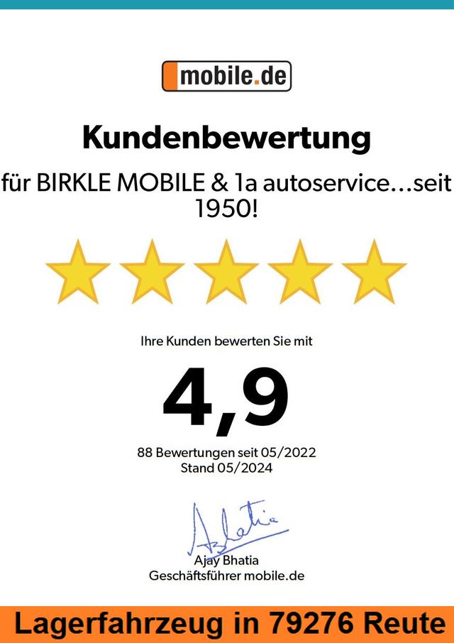 Skoda Fabia 130 Jahre Premium 85KW/116PS DSG-Automatik Einparkhilfe v+h Rückfahrkamera Totwinkel-Assistent Alufelgen 16" Sitzheizung Garantie 5 bis 100.000Km doppelter Ladeboden Klimaautomatik virtuelles Tacho 10" 