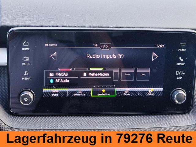 Skoda Fabia 130 Jahre Premium 85KW/116PS DSG-Automatik Einparkhilfe v+h Rückfahrkamera Totwinkel-Assistent Alufelgen 16" Sitzheizung Garantie 5 bis 100.000Km doppelter Ladeboden Klimaautomatik virtuelles Tacho 10" 