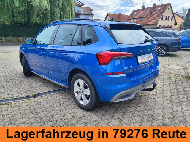 Skoda Kamiq 150PS DSG-Automatik Anhängerkupplung abnehmbar Tempomat Sitzheizung Klimaautomatik-2-Zonen Einparkhilfe hinten Bluetooth Freisprechanlage Android Auto & Apple CarPlay Multifunktions-Lederlenkrad 