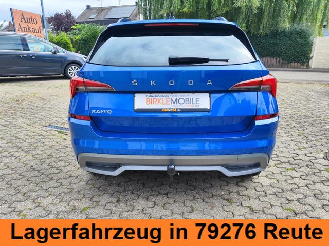 Skoda Kamiq 150PS DSG-Automatik Anhängerkupplung abnehmbar Tempomat Sitzheizung Klimaautomatik-2-Zonen Einparkhilfe hinten Bluetooth Freisprechanlage Android Auto & Apple CarPlay Multifunktions-Lederlenkrad 