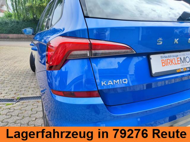 Skoda Kamiq 150PS DSG-Automatik Anhängerkupplung abnehmbar Tempomat Sitzheizung Klimaautomatik-2-Zonen Einparkhilfe hinten Bluetooth Freisprechanlage Android Auto & Apple CarPlay Multifunktions-Lederlenkrad 