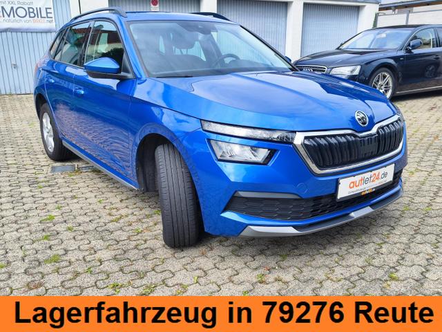 Skoda Kamiq 150PS DSG-Automatik Anhängerkupplung abnehmbar Tempomat Sitzheizung Klimaautomatik-2-Zonen Einparkhilfe hinten Bluetooth Freisprechanlage Android Auto & Apple CarPlay Multifunktions-Lederlenkrad 
