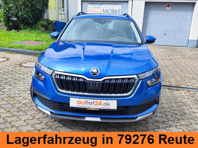 Skoda Kamiq 150PS DSG-Automatik Anhängerkupplung abnehmbar Tempomat Sitzheizung Klimaautomatik-2-Zonen Einparkhilfe hinten Bluetooth Freisprechanlage Android Auto & Apple CarPlay Multifunktions-Lederlenkrad 