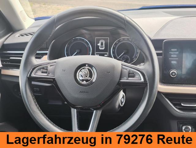 Skoda Kamiq 150PS DSG-Automatik Anhängerkupplung abnehmbar Tempomat Sitzheizung Klimaautomatik-2-Zonen Einparkhilfe hinten Bluetooth Freisprechanlage Android Auto & Apple CarPlay Multifunktions-Lederlenkrad 