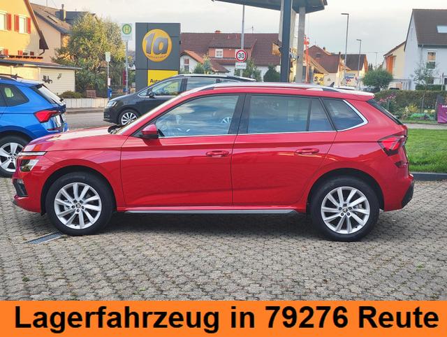 Skoda Kamiq Top Selection TopSelection 150PS DSG Automatik Sitz- und Lenkradheizung Tempomat Einparkhilfe vorne+hinten Rückfahrkamera beheizte Frontscheibe Digitales Tacho 2-Zonen Klimaautomatik LED Scheinwerfer 17 Zoll Leichtmetallfelgen 