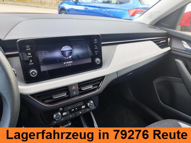 Skoda Kamiq Top Selection TopSelection 150PS DSG Automatik Sitz- und Lenkradheizung Tempomat Einparkhilfe vorne+hinten Rückfahrkamera beheizte Frontscheibe Digitales Tacho 2-Zonen Klimaautomatik LED Scheinwerfer 17 Zoll Leichtmetallfelgen 