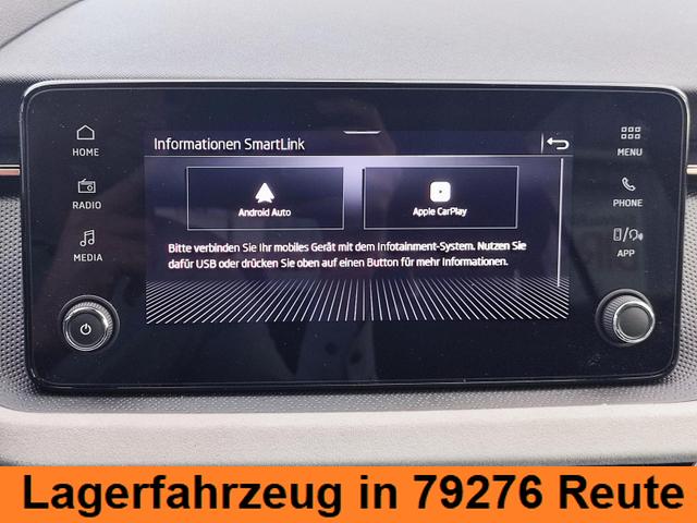 Skoda Kamiq Top Selection TopSelection 150PS DSG Automatik Sitz- und Lenkradheizung Tempomat Einparkhilfe vorne+hinten Rückfahrkamera beheizte Frontscheibe Digitales Tacho 2-Zonen Klimaautomatik LED Scheinwerfer 17 Zoll Leichtmetallfelgen 