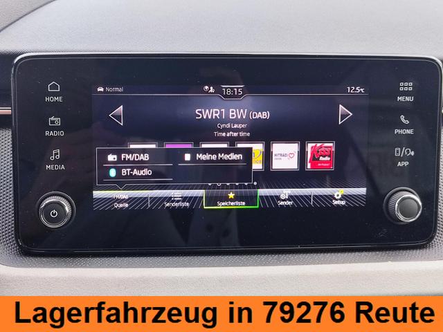 Skoda Kamiq Top Selection TopSelection 150PS DSG Automatik Sitz- und Lenkradheizung Tempomat Einparkhilfe vorne+hinten Rückfahrkamera beheizte Frontscheibe Digitales Tacho 2-Zonen Klimaautomatik LED Scheinwerfer 17 Zoll Leichtmetallfelgen 