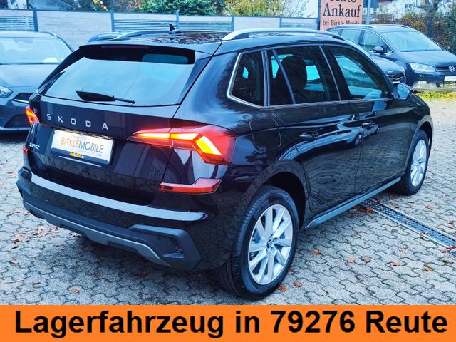 Skoda Kamiq Sondermodell 130 Jahre PREMIUM" 1.5 TSI 150PS DSG/AUTOMATIK, AHK schwenkbar 17" Alu, Elektr. Heckklappe, Kessy, Alarm, SunSet, Toter-Winkel, Virtual Cockpit 10", Parksensoren vorn/hinten, Rückfahrkamera, Sitzheizung, Tempomat, Climatronic, Radio 8" + Wir 