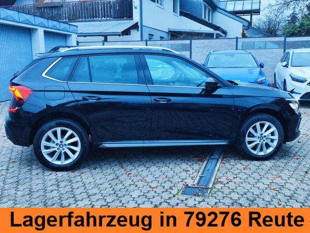 Skoda Kamiq Sondermodell 130 Jahre PREMIUM" 1.5 TSI 150PS DSG/AUTOMATIK, AHK schwenkbar 17" Alu, Elektr. Heckklappe, Kessy, Alarm, SunSet, Toter-Winkel, Virtual Cockpit 10", Parksensoren vorn/hinten, Rückfahrkamera, Sitzheizung, Tempomat, Climatronic, Radio 8" + Wir 