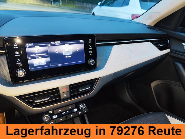 Skoda Kamiq Sondermodell 130 Jahre PREMIUM" 1.5 TSI 150PS DSG/AUTOMATIK, AHK schwenkbar 17" Alu, Elektr. Heckklappe, Kessy, Alarm, SunSet, Toter-Winkel, Virtual Cockpit 10", Parksensoren vorn/hinten, Rückfahrkamera, Sitzheizung, Tempomat, Climatronic, Radio 8" + Wir 