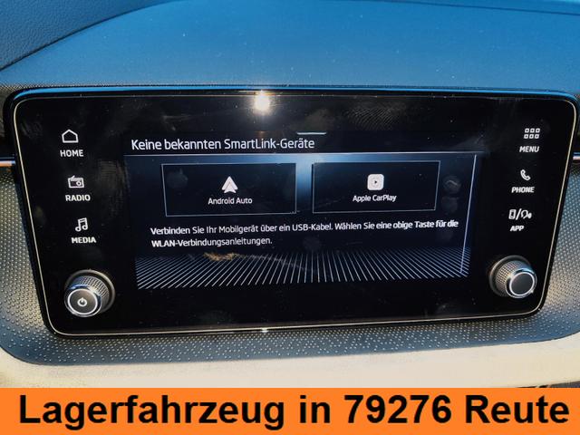Skoda Kamiq Sondermodell 130 Jahre PREMIUM" 1.5 TSI 150PS DSG/AUTOMATIK, AHK schwenkbar 17" Alu, Elektr. Heckklappe, Kessy, Alarm, SunSet, Toter-Winkel, Virtual Cockpit 10", Parksensoren vorn/hinten, Rückfahrkamera, Sitzheizung, Tempomat, Climatronic, Radio 8" + Wir 