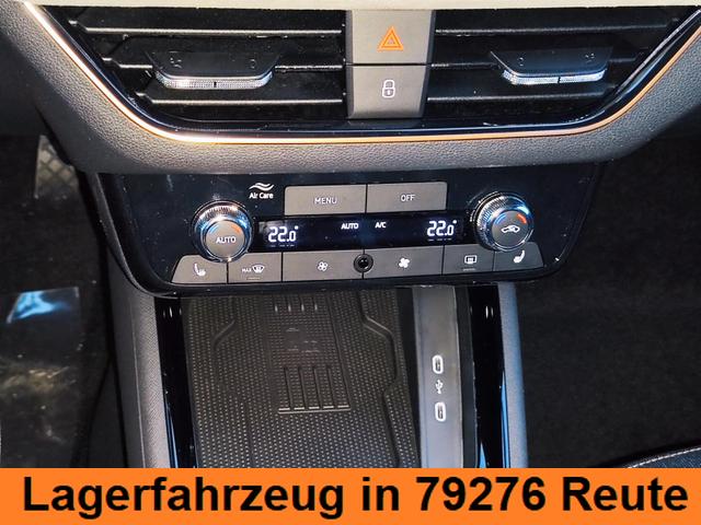 Skoda Kamiq Sondermodell 130 Jahre PREMIUM" 1.5 TSI 150PS DSG/AUTOMATIK, AHK schwenkbar 17" Alu, Elektr. Heckklappe, Kessy, Alarm, SunSet, Toter-Winkel, Virtual Cockpit 10", Parksensoren vorn/hinten, Rückfahrkamera, Sitzheizung, Tempomat, Climatronic, Radio 8" + Wir 