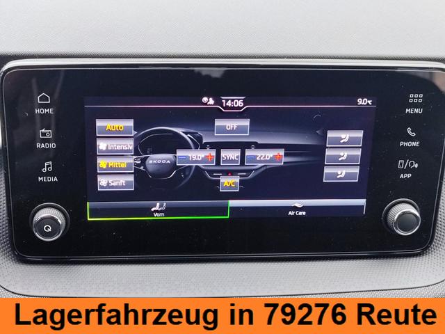 Skoda Fabia Selection 95PS Tempomat Einparkhilfe hinten Sitzheizung Klimaautomatik Smartlink Android Auto Apple CarPlay Multifunktionslenkrad Bluetooth 