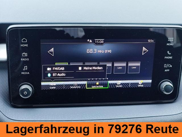 Skoda Fabia Selection 95PS Tempomat Einparkhilfe hinten Sitzheizung Klimaautomatik Smartlink Android Auto Apple CarPlay Multifunktionslenkrad Bluetooth 