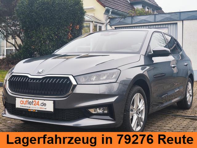 Lagerfahrzeug Skoda Fabia - Top Selection L 115PS DSG Automatik ACC Abstandstempomat Sitz und Lenkradheizung Spurwechselassistent&nbsp; Adaptive Spurf&uuml;hrung Klimaautomatik Einparkhilfe vorne  hinten   R&uuml;ckfahrkamera Gro&szlig;es digitales Tacho 10" KESSY (KeylesGo) LED Scheinwerfer