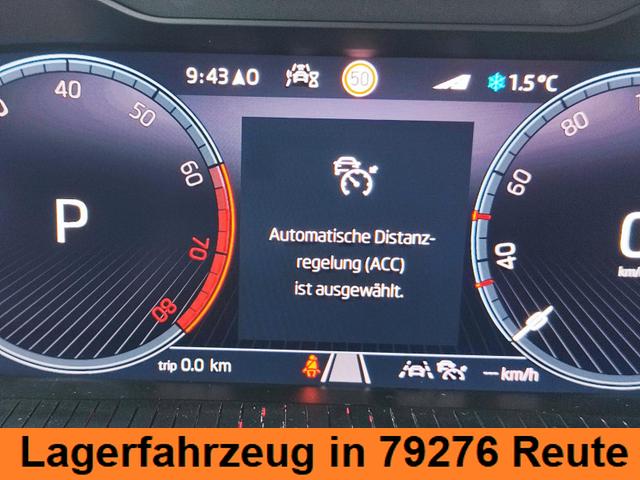 Skoda Fabia Top Selection L 115PS DSG Automatik ACC Abstandstempomat Sitz und Lenkradheizung Spurwechselassistent&nbsp; Adaptive Spurf&uuml;hrung Klimaautomatik Einparkhilfe vorne +hinten + R&uuml;ckfahrkamera Gro&szlig;es digitales Tacho 10" KESSY (KeylesGo) LED Scheinwerfer 