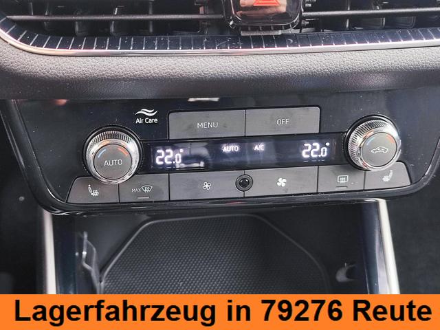 Skoda Fabia Top Selection L 115PS DSG Automatik ACC Abstandstempomat Sitz und Lenkradheizung Spurwechselassistent&nbsp; Adaptive Spurf&uuml;hrung Klimaautomatik Einparkhilfe vorne +hinten + R&uuml;ckfahrkamera Gro&szlig;es digitales Tacho 10" KESSY (KeylesGo) LED Scheinwerfer 