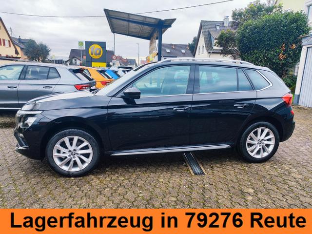 Skoda Kamiq Sondermodell 130 Jahre PREMIUM" 1.5 TSI 150PS DSG/AUTOMATIK, AHK schwenkbar 17" Alu, Elektr. Heckklappe, Kessy, Alarm, SunSet, Toter-Winkel, Virtual Cockpit 10", Parksensoren vorn/hinten, R&uuml;ckfahrkamera, Sitzheizung, Tempomat, Climatronic, Radio 8" + Wir 