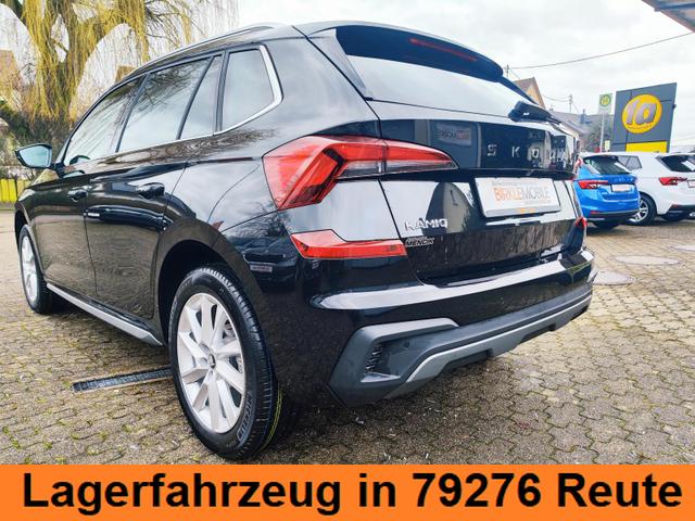 Skoda Kamiq Sondermodell 130 Jahre PREMIUM" 1.5 TSI 150PS DSG/AUTOMATIK, AHK schwenkbar 17" Alu, Elektr. Heckklappe, Kessy, Alarm, SunSet, Toter-Winkel, Virtual Cockpit 10", Parksensoren vorn/hinten, R&uuml;ckfahrkamera, Sitzheizung, Tempomat, Climatronic, Radio 8" + Wir 