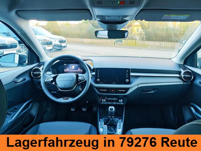 Skoda Fabia 130 Jahre 1.0 TSI 95PS mit Garantie 5 bis 100.000Km Sunset Tempomat Klimaautomatik Sitzheizung SmartLink AndroidAuto Apple CarPlay Digitales Tacho 8" Einparkhilfe hinten R&uuml;ckfahrkamera Leichtmetallfelgen 15" DAB Radio 