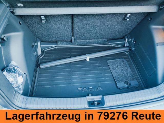 Skoda Fabia 130 Jahre 1.0 TSI 95PS mit Garantie 5 bis 100.000Km Sunset Tempomat Klimaautomatik Sitzheizung SmartLink AndroidAuto Apple CarPlay Digitales Tacho 8" Einparkhilfe hinten R&uuml;ckfahrkamera Leichtmetallfelgen 15" DAB Radio 