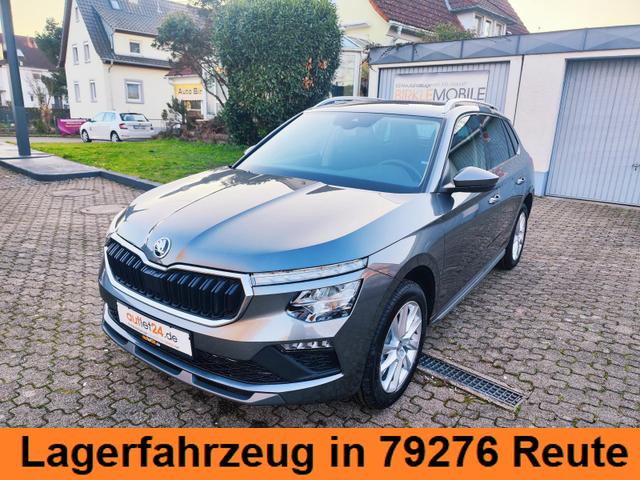 Lagerfahrzeug Skoda Kamiq - Sondermodell 130 Jahre PREMIUM" 1.5 TSI 150PS AHK schwenkbar 17" Alu, Elektr. Heckklappe, Kessy, Alarm, SunSet, Toter-Winkel, Virtual Cockpit 10", Parksensoren vorn/hinten, R&uuml;ckfahrkamera, Sitzheizung, Tempomat, Climatronic, Radio 8"