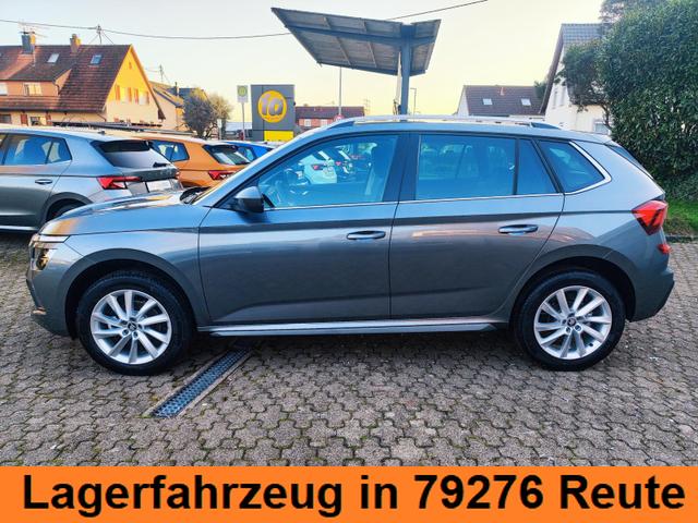 Skoda Kamiq Sondermodell 130 Jahre PREMIUM" 1.5 TSI 150PS AHK schwenkbar 17" Alu, Elektr. Heckklappe, Kessy, Alarm, SunSet, Toter-Winkel, Virtual Cockpit 10", Parksensoren vorn/hinten, R&uuml;ckfahrkamera, Sitzheizung, Tempomat, Climatronic, Radio 8" 
