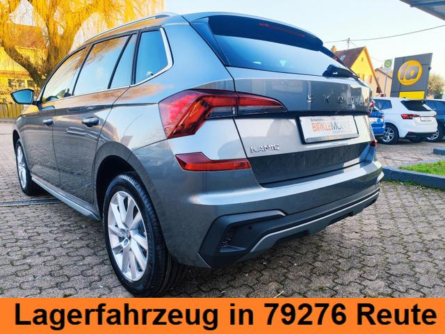 Skoda Kamiq Sondermodell 130 Jahre PREMIUM" 1.5 TSI 150PS AHK schwenkbar 17" Alu, Elektr. Heckklappe, Kessy, Alarm, SunSet, Toter-Winkel, Virtual Cockpit 10", Parksensoren vorn/hinten, R&uuml;ckfahrkamera, Sitzheizung, Tempomat, Climatronic, Radio 8" 