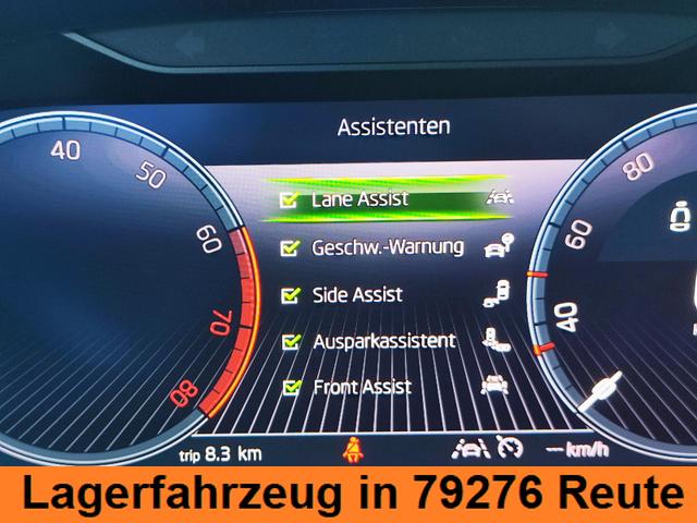 Skoda Kamiq Sondermodell 130 Jahre PREMIUM" 1.5 TSI 150PS AHK schwenkbar 17" Alu, Elektr. Heckklappe, Kessy, Alarm, SunSet, Toter-Winkel, Virtual Cockpit 10", Parksensoren vorn/hinten, R&uuml;ckfahrkamera, Sitzheizung, Tempomat, Climatronic, Radio 8" 