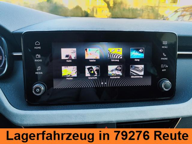 Skoda Kamiq Sondermodell 130 Jahre PREMIUM" 1.5 TSI 150PS AHK schwenkbar 17" Alu, Elektr. Heckklappe, Kessy, Alarm, SunSet, Toter-Winkel, Virtual Cockpit 10", Parksensoren vorn/hinten, R&uuml;ckfahrkamera, Sitzheizung, Tempomat, Climatronic, Radio 8" 