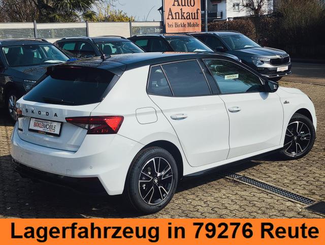 Skoda Fabia Monte Carlo 150 PS DSG Automatik LED Scheinwerfer Tempomat Einparkhilfe vorne & hinten R&uuml;ckfahrkamera 2-Zonen Klimaautomatik Kessy Alufelgen Zweifarben Lackierung 