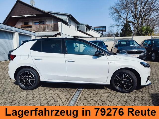 Skoda Fabia Monte Carlo 150 PS DSG Automatik LED Scheinwerfer Tempomat Einparkhilfe vorne & hinten R&uuml;ckfahrkamera 2-Zonen Klimaautomatik Kessy Alufelgen Zweifarben Lackierung 