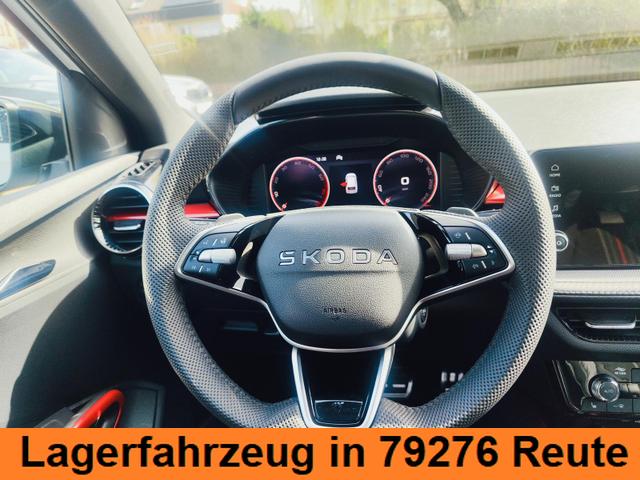 Skoda Fabia Monte Carlo 150 PS DSG Automatik LED Scheinwerfer Tempomat Einparkhilfe vorne & hinten R&uuml;ckfahrkamera 2-Zonen Klimaautomatik Kessy Alufelgen Zweifarben Lackierung 