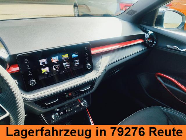 Skoda Fabia Monte Carlo 150 PS DSG Automatik LED Scheinwerfer Tempomat Einparkhilfe vorne & hinten R&uuml;ckfahrkamera 2-Zonen Klimaautomatik Kessy Alufelgen Zweifarben Lackierung 