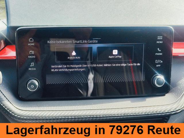 Skoda Fabia Monte Carlo 150 PS DSG Automatik LED Scheinwerfer Tempomat Einparkhilfe vorne & hinten R&uuml;ckfahrkamera 2-Zonen Klimaautomatik Kessy Alufelgen Zweifarben Lackierung 