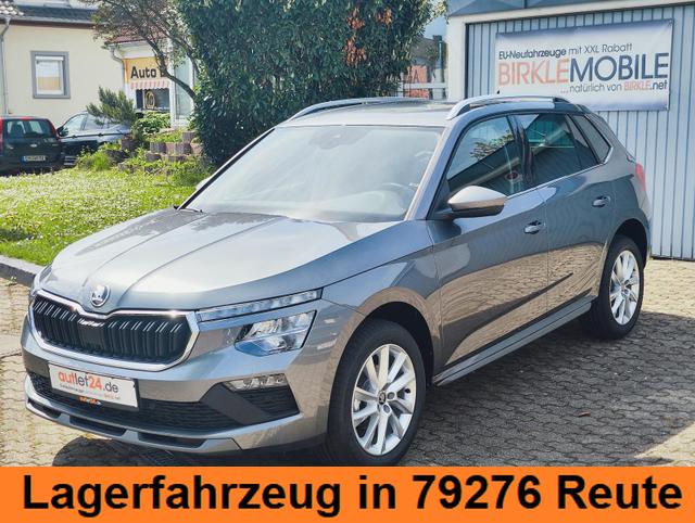 Lagerfahrzeug Skoda Kamiq - Top Selection L 115PS DSG Automatik mit elektrischer Heckklappe Tempomat LED Scheinwerfer Sitzheizung Lenkradheizung Einparkhilfe vorne hinten R&uuml;ckfahrkamera DAB Radio Kessy Licht und Regensensor