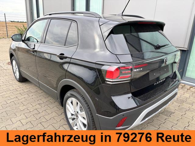 Volkswagen T-Cross Limited 1.0 TSI 115PS, 5 JAHRE GARANTIE, ANH&Auml;NGERKUPPLUNG, NAVI 8", 17" Alu / Ganzjahresreifen, Climatronic, Sitzheizung, Parksensoren vo/hi + Kamera, Keyless, Privacy-Glas, Deep-Black Perleffekt, Dachreling, Sicht-Paket, Lendenwirbelst&uuml;tzen vorn 