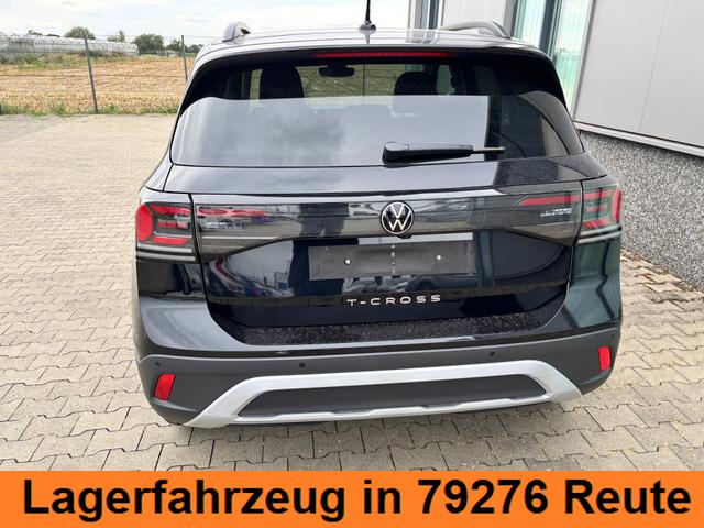 Volkswagen T-Cross Limited 1.0 TSI 115PS, 5 JAHRE GARANTIE, ANH&Auml;NGERKUPPLUNG, NAVI 8", 17" Alu / Ganzjahresreifen, Climatronic, Sitzheizung, Parksensoren vo/hi + Kamera, Keyless, Privacy-Glas, Deep-Black Perleffekt, Dachreling, Sicht-Paket, Lendenwirbelst&uuml;tzen vorn 