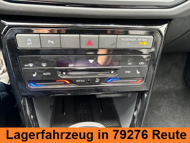 Volkswagen T-Cross Limited 1.0 TSI 115PS, 5 JAHRE GARANTIE, ANH&Auml;NGERKUPPLUNG, NAVI 8", 17" Alu / Ganzjahresreifen, Climatronic, Sitzheizung, Parksensoren vo/hi + Kamera, Keyless, Privacy-Glas, Deep-Black Perleffekt, Dachreling, Sicht-Paket, Lendenwirbelst&uuml;tzen vorn 