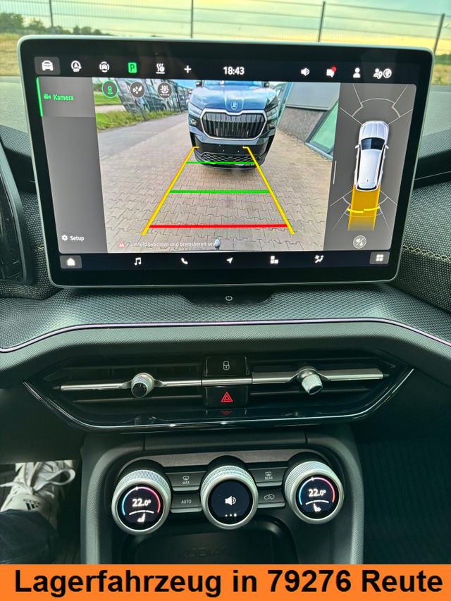 Skoda Kodiaq Selection 1.5 TSI mHEV 150PS DSG, 3J. Garantie, STANDHEIZUNG, 19" Alu, MATRIX-LED, NAVI 13", Alarm, Anhängerkupplung, Elektr. Heckklappe, ACC, 3Z-Climatronic, KESSY, Sitzheizung, Parksensoren v/h, Kamera, Fahrersitz elektr/Memory, Lederlenkrad beheizt, Virtual Coc 