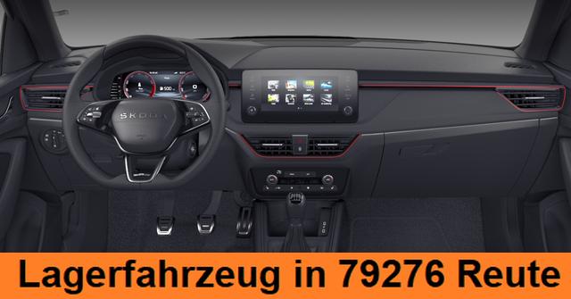 Skoda Kamiq Monte Carlo 1.5 TSI 150PS DSG/AUTOMATIK, GRAU-METALLIC, Panoramadach, 17"Alu, Matrix-LED, Parksensoren v/h, Kamera, Tempomat, Kessy, Winter-Paket, Climatronic, Radio 8", SmartLink, Color Concept, NSW, Dachreling, Sport-M-Lederlenkrad beheizt 