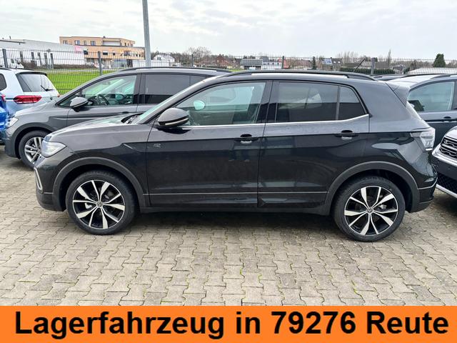 Volkswagen T-Cross R-Line Limited 1.0 TSI 115PS DSG, 5 JAHRE GARANTIE, CLIMATRONIC, SITZHEIZUNG, Schwarz-Metallic, 18" Alu, MATRIX-LED, Adaptiver Tempomat ACC, Parksensoren, R&uuml;ckfahrkamera, Keyless, Abgedunkelte Scheiben, Radio "Ready2Discover" + App-Connect, M-Lederlenkrad, Side Assist 