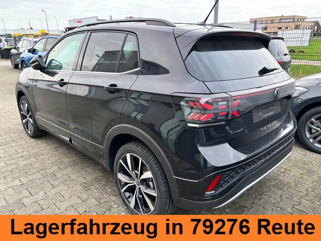 Volkswagen T-Cross R-Line Limited 1.0 TSI 115PS DSG, 5 JAHRE GARANTIE, CLIMATRONIC, SITZHEIZUNG, Schwarz-Metallic, 18" Alu, MATRIX-LED, Adaptiver Tempomat ACC, Parksensoren, R&uuml;ckfahrkamera, Keyless, Abgedunkelte Scheiben, Radio "Ready2Discover" + App-Connect, M-Lederlenkrad, Side Assist 